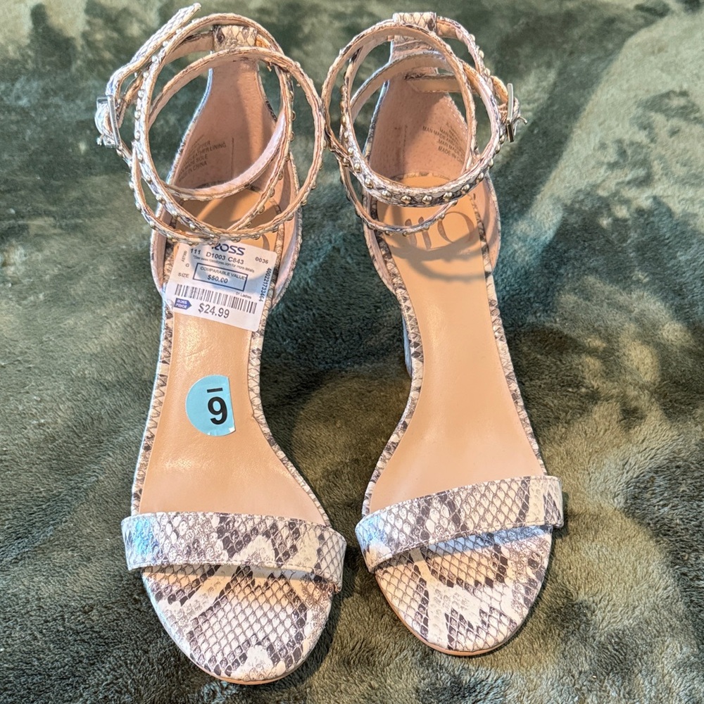 Jennifer Lopez Snake Print Heels